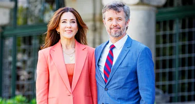 Princess Mary Is Picture-Perfect In Radiant Tangerine Suit While Out With Prince Frederik