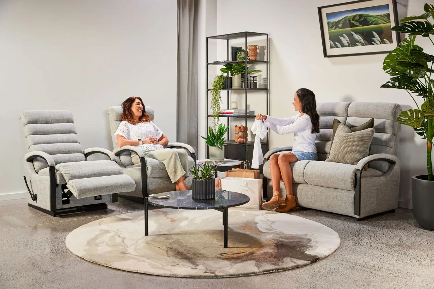 The Annika recliner comes in a number of size configurations to suit your place.