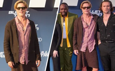 Like Many Other Male Celebs, Brad Pitt Wore A Skirt On The Red Carpet & He Looked Great