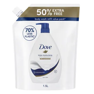 Dove 1.5L Triple Moisturising Refill Pouch