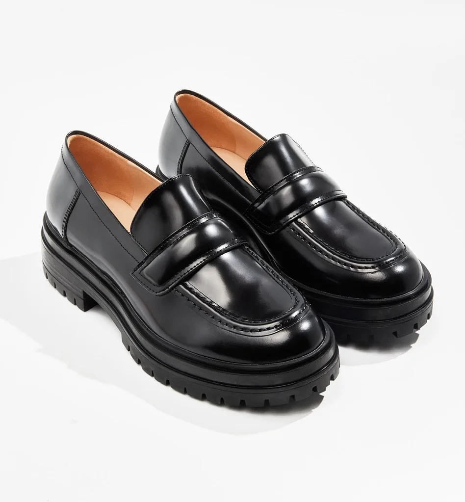 radical eyes black loafers