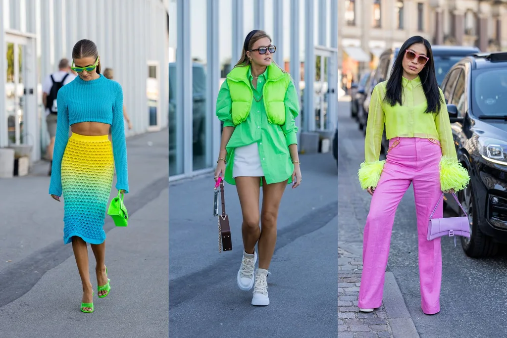 copenhagen fashion week street style neon