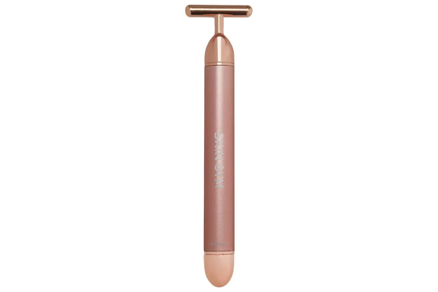 The Skin Gym Beauty Lifter Vibrating T Bar is designed to sculpt and lift facial muscles.