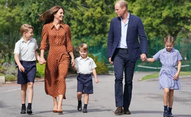 Kate & William Joined The Kids For Their First School Visit Near Their New Home