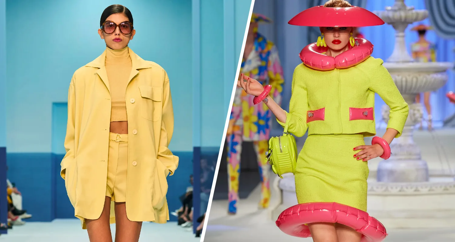 From Swim Caps To Inflatables, Milan Fashion Week Is Making A Splash