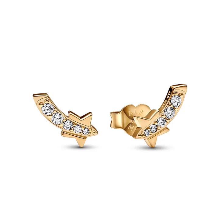 Pandora Moments shooting star pave earrings