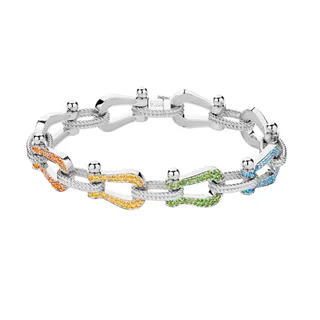 FRED Force 10 Bracelet in White Gold and Coloured Stones