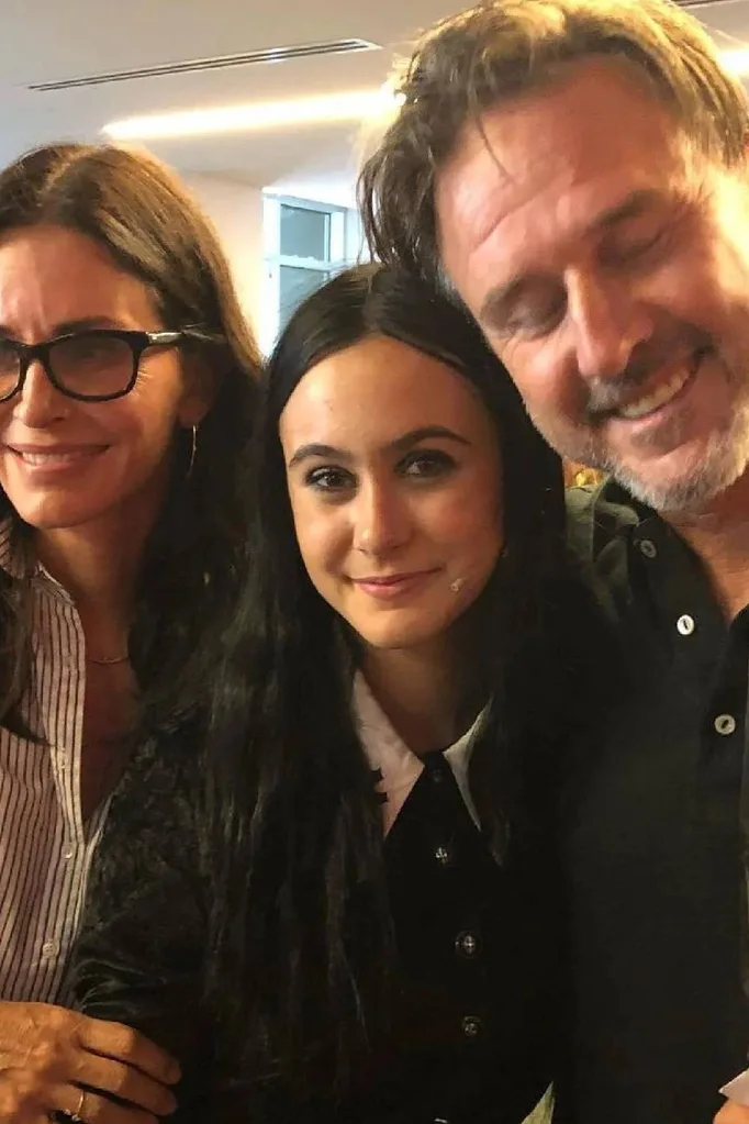 Courteney Cox David Arquette and Coco