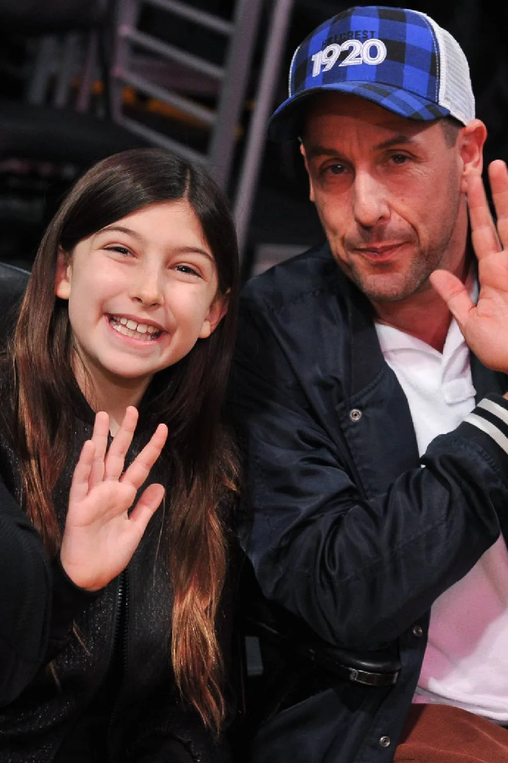 Adam Sandler and Sunny Sandler when she was around 10 years old.