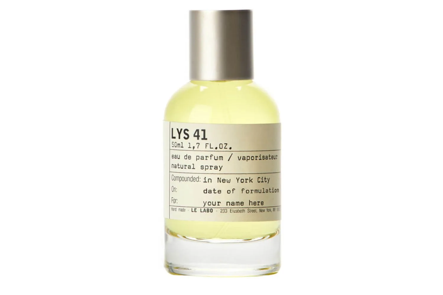 LE LABO Lys 41 EDP, 50ml, $320 at LE LABO