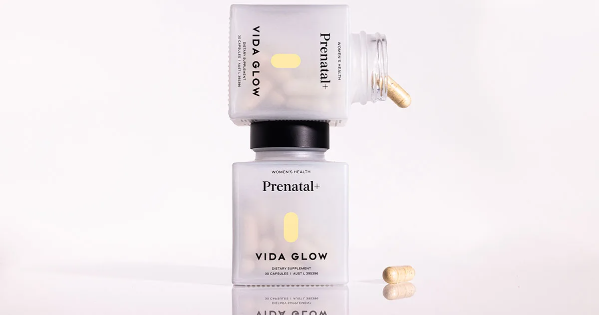 Vida Glow’s prenatal supplements