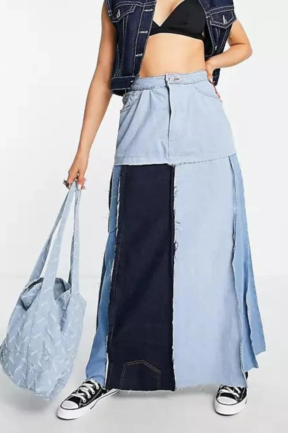 denim skirt asos