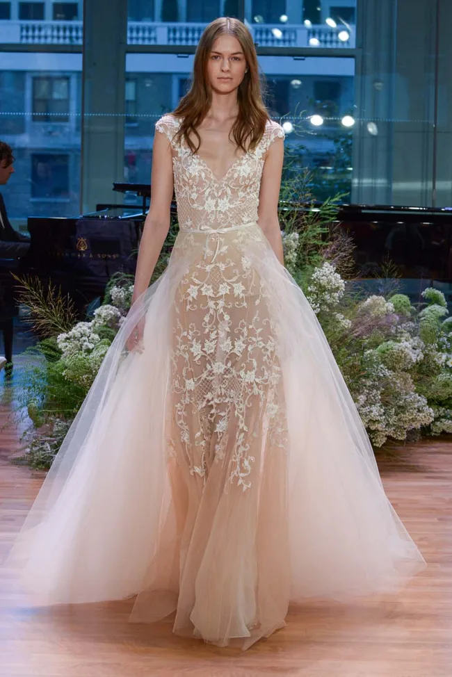 The Most Beautiful Dresses From Bridal Fashion Week | marie claire The Most Beautiful Dresses From Bridal Fashion Week | marie claire