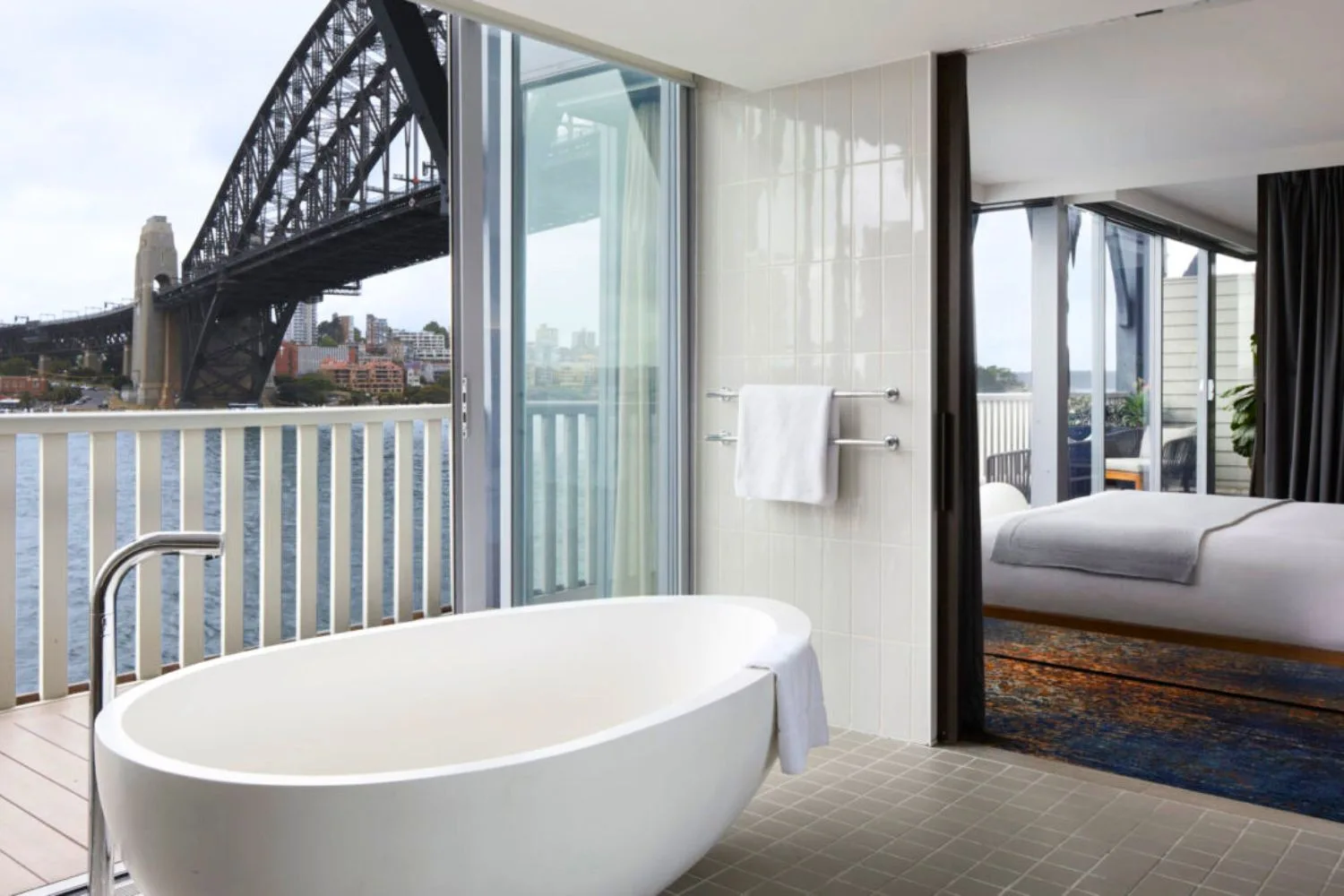 The Pier One is nestled alongside the iconic Sydney Harbour Bridge.