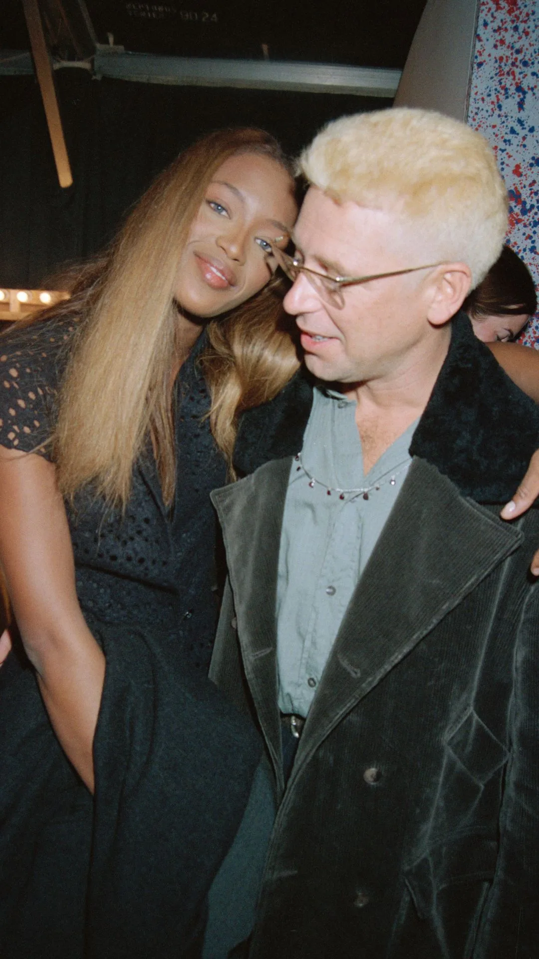 Naomi Campbell and Adam Clayton.