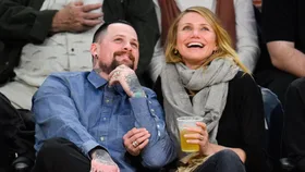 cameron diaz with husban benji madden