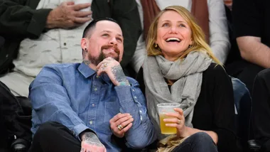 cameron diaz with husban benji madden