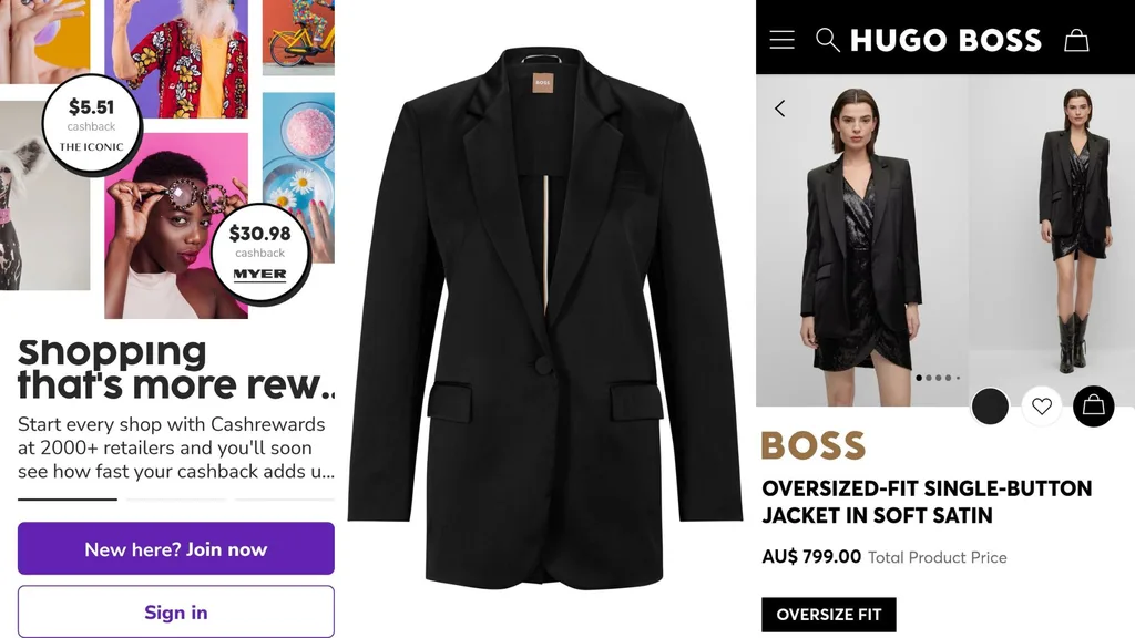 Hugo boss shopping