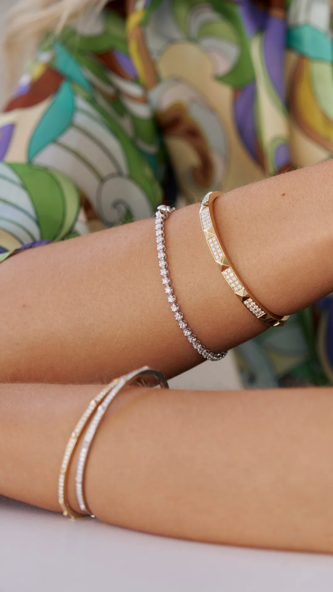 Luxury jewellery bracelets
