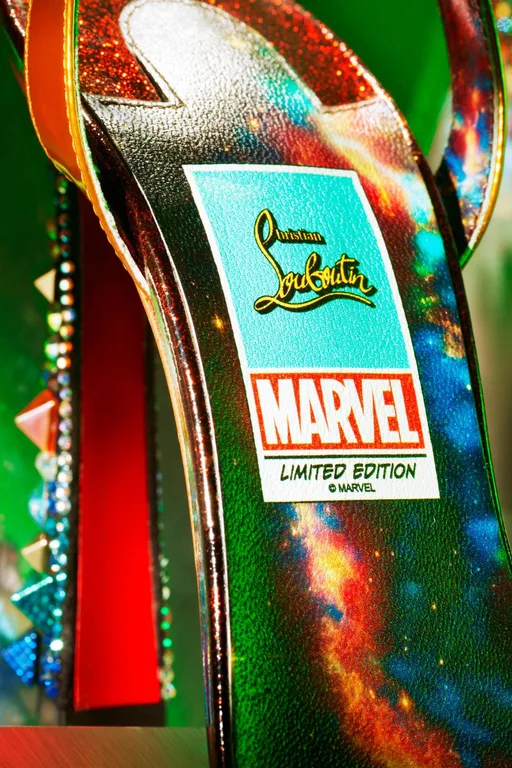Christian Louboutin Collaborates With Marvel On Comic Themed Shoes And(02)