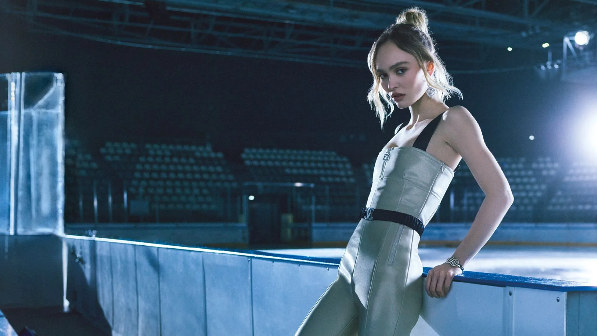 Lily-Rose Depp Channelled Her Inner ‘Ice Princess’ In Chanel’s New Winter Sport Line