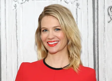 How January Jones Keeps Her Hair In Red Carpet Condition