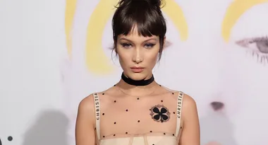 Bella Hadid Steps Out In Jaw-Dropping Sheer Dior Gown