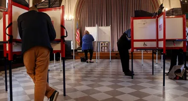 Gunman Opens Fire near Polling Station In US