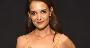 Katie Holmes Stuns In Gorgeous Nude Gown