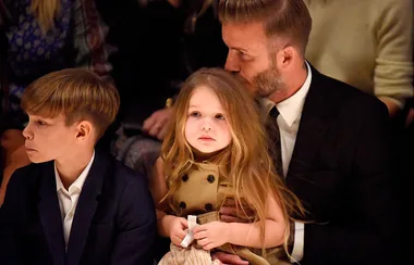 Harper Beckham has lent a hand to World AIDS Day in the most adorable way