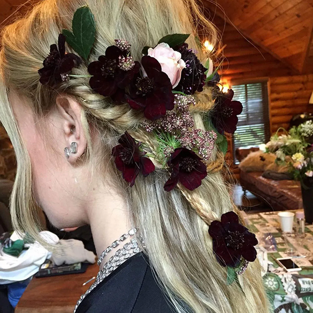 Zosia Mamet wedding hair