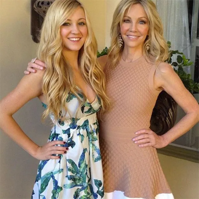 Heather Locklear and daughter Ava Sambora.