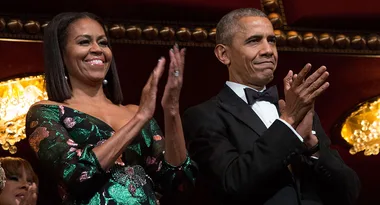 Michelle Obama’s New Dress Looks Like An Actual Christmas Ornament – In The Best Possible Way