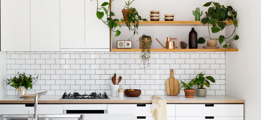 Subway tiles continued to dominate kitchen design