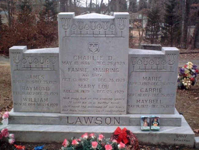 Lawson family headstones