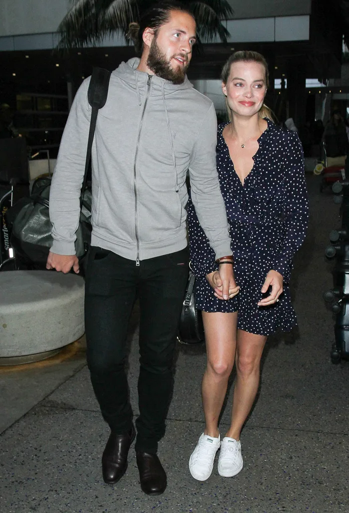 Margot Robbie and Tom Ackerley