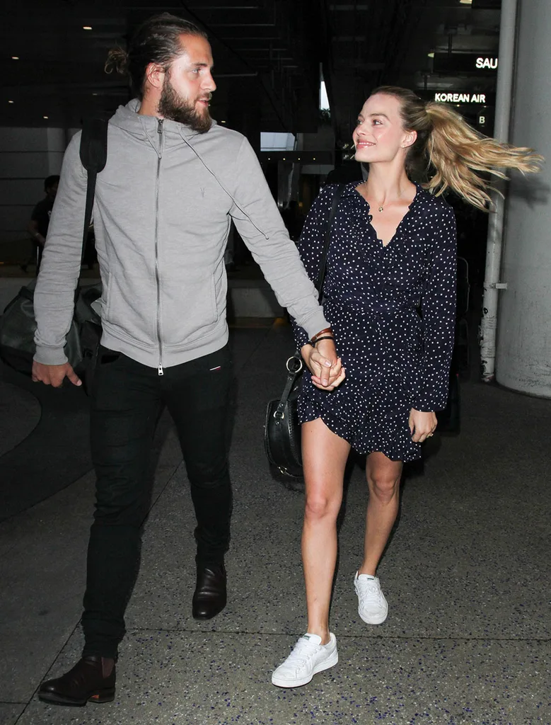 Margot Robbie and Tom Ackerley