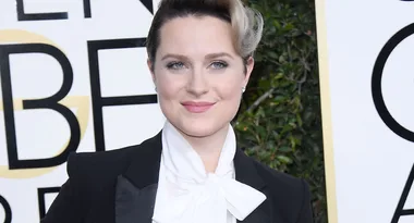 The Beautiful Reason Why Evan Rachel Wood Wore A Suit To The Golden Globes