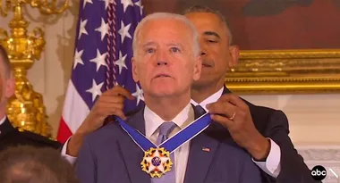 President Obama Surprised A Teary Joe Biden With The Highest Civilian Honour