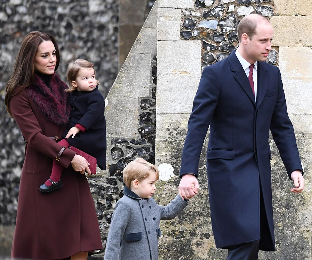 Kate Middleton, Princess Charlotte, Prince George and Prince William