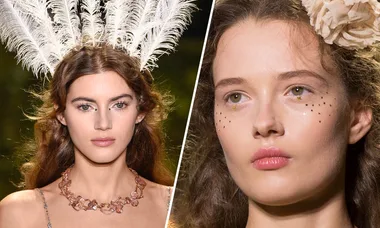 Dior created make-up magic for their fairytale couture show