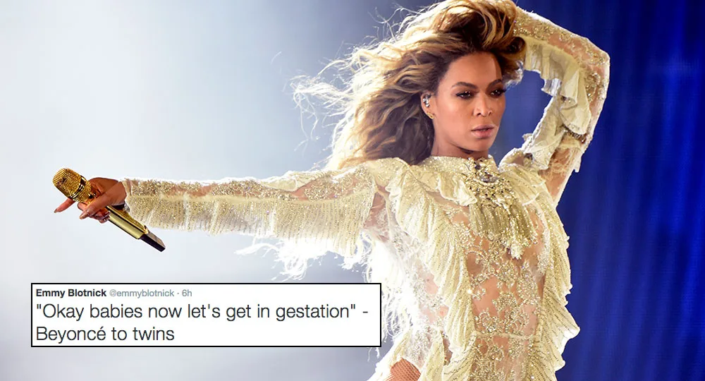 The Internet’s Funniest Reactions To Beyoncé Being Pregnant With Twins