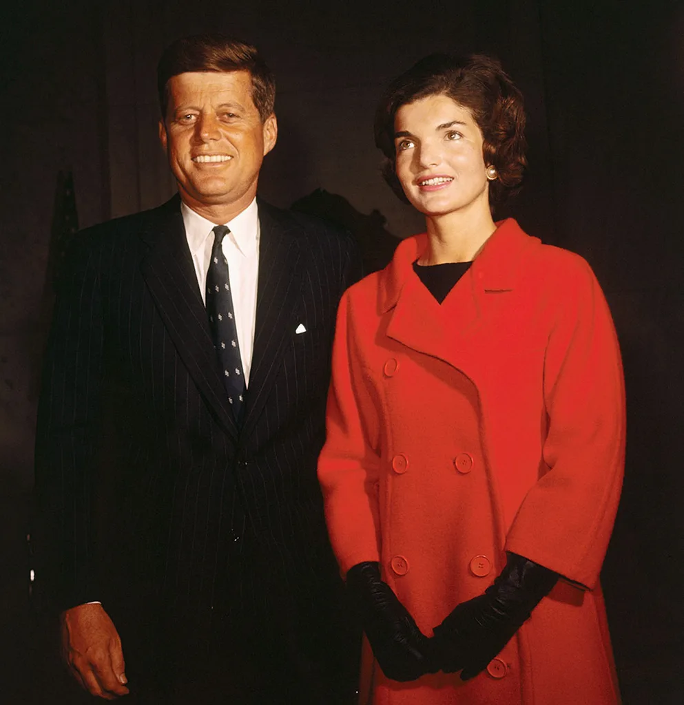 John F Kennedy and Jackie O
