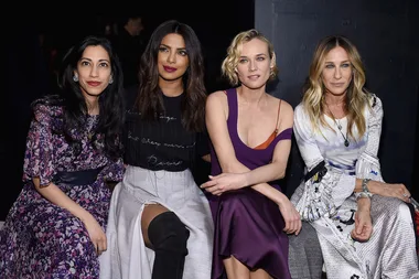 Celebrities At New York Fashion Week