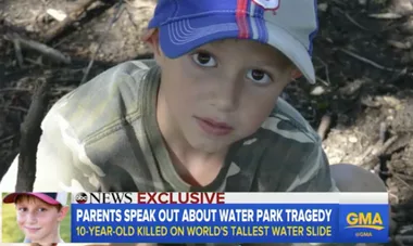 Parents of boy killed on world’s tallest slide speak out