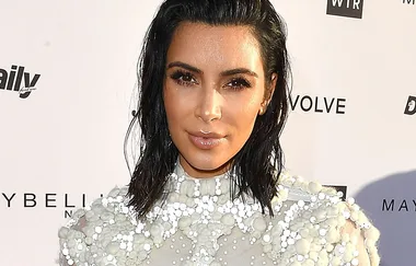 Kim Kardashian Makes Her Red Carpet Return