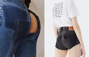 Of Course Vetements Is Behind The New Jeans With A Back Zip, You Know, To Show Off Your Bare Butt