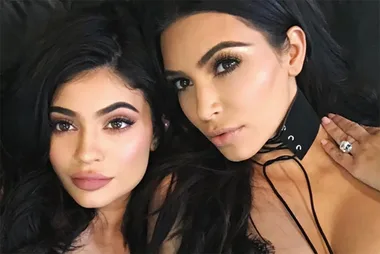 Kim Kardashian And Kylie Jenner Have A Secret Beauty Collab In The Works