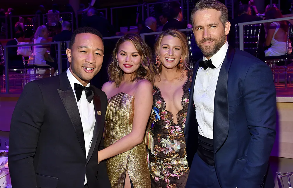 Blake Lively, Ryan Reynolds, John Legend And Chrissy Teigen Had The Double Date Of Our Dreams Last Night