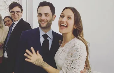 Penn Badgley and Domino Kirke Just Got Married … AGAIN